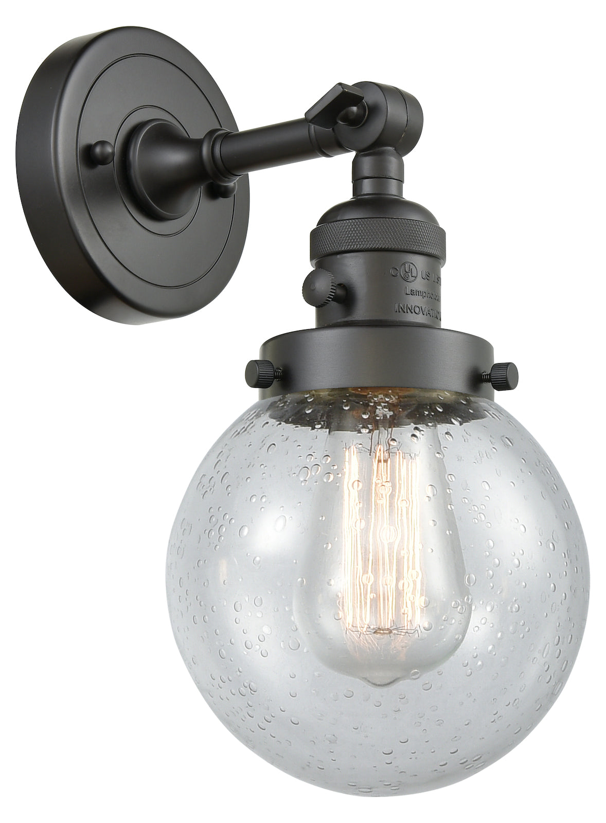 1 Light Sconce With A inHigh-Low-Offin Switch. by Innovations Lighting