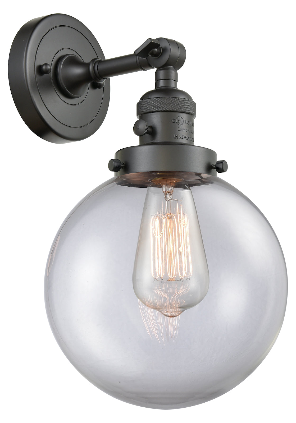 1 Light Sconce With A inHigh-Low-Offin Switch. by Innovations Lighting