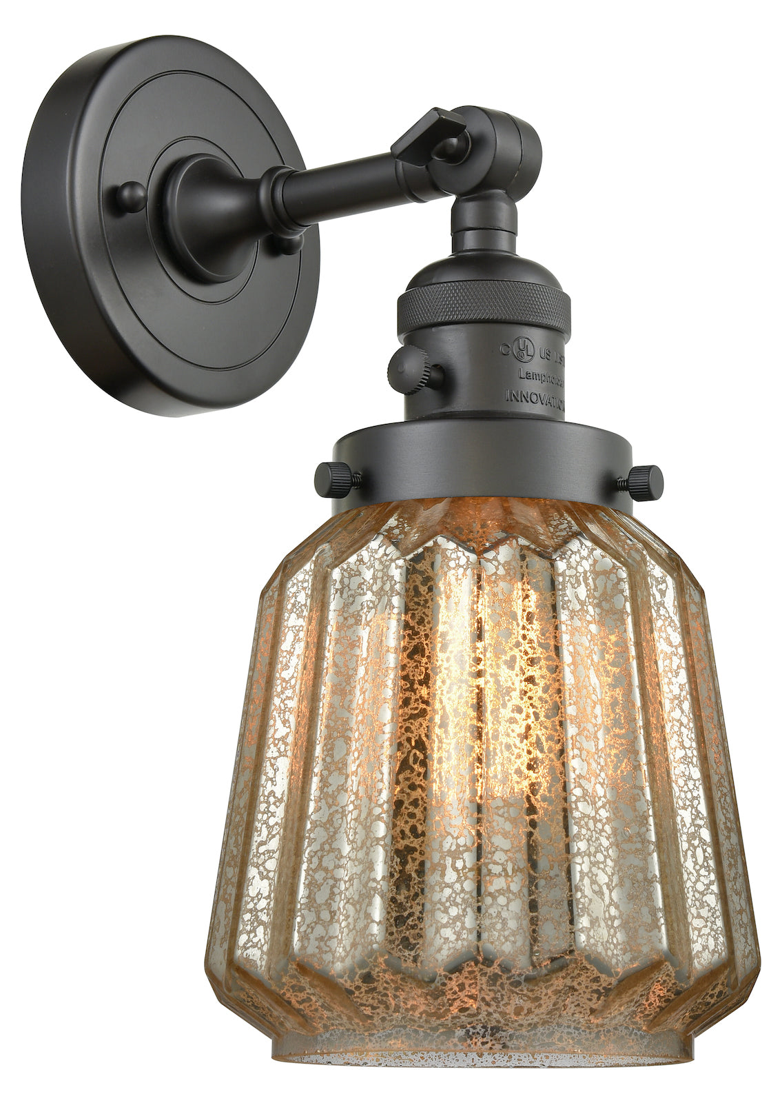 1 Light Sconce With A inHigh-Low-Offin Switch. by Innovations Lighting