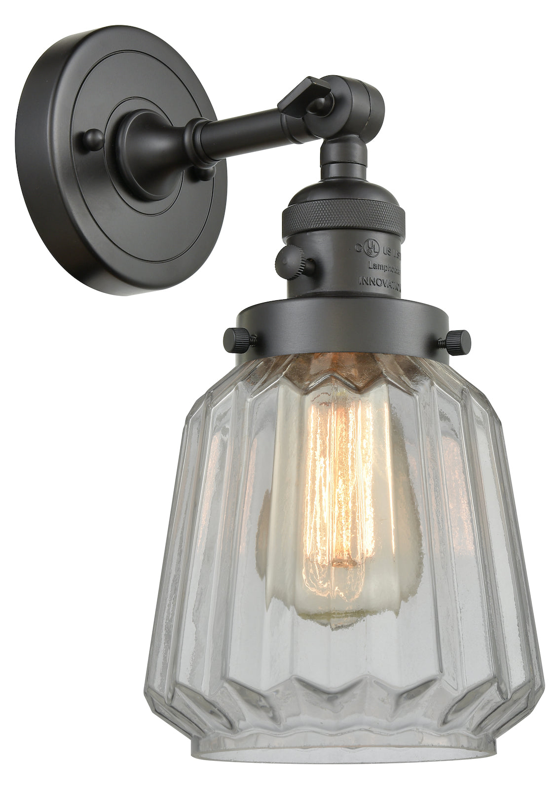 1 Light Sconce With A inHigh-Low-Offin Switch. by Innovations Lighting
