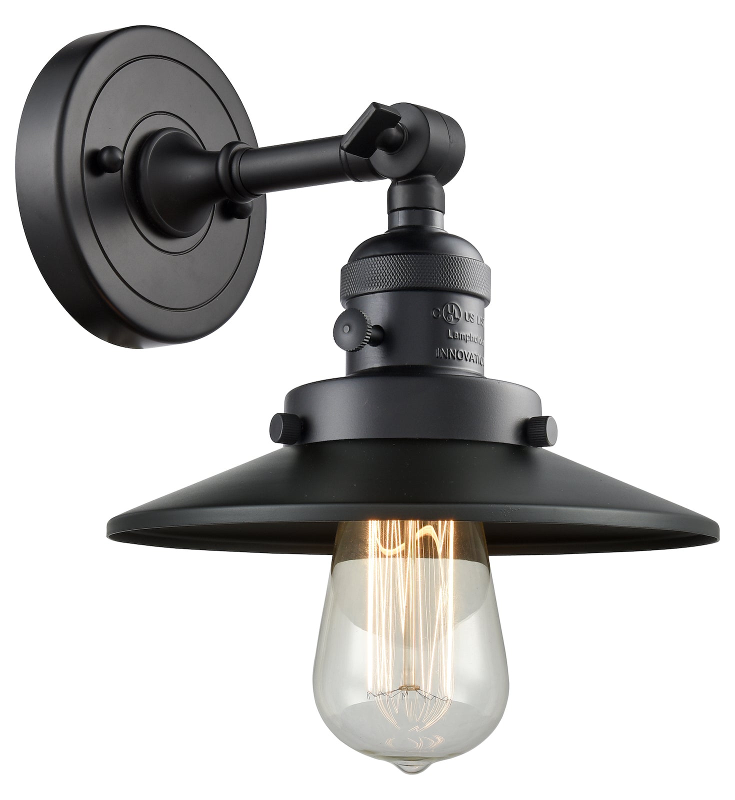 1 Light Vintage Dimmable Led Sconce With A inHigh-Low-Offin Switch. by Innovations Lighting