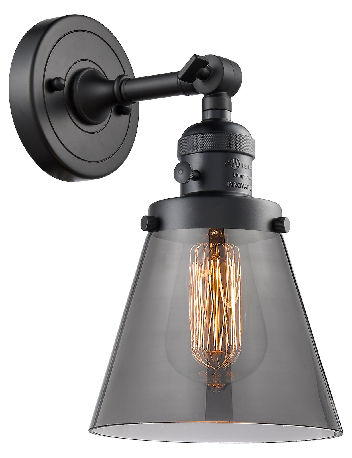 1 Light Vintage Dimmable Led Sconce With A inHigh-Low-Offin Switch. by Innovations Lighting