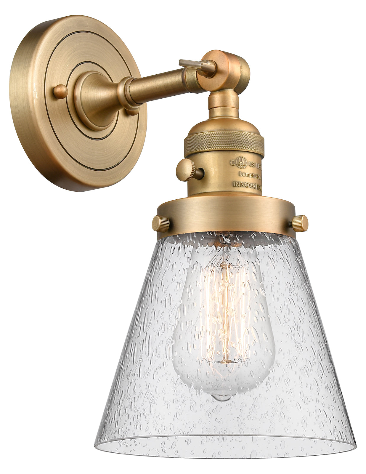 1 Light Vintage Dimmable Led Sconce With A inHigh-Low-Offin Switch. by Innovations Lighting