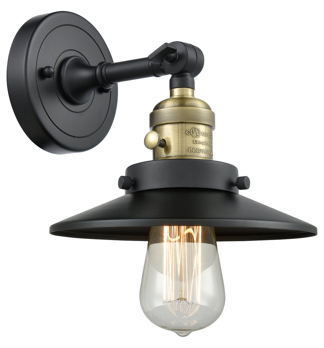 1 Light Sconce With A inHigh-Low-Offin Switch. by Innovations Lighting