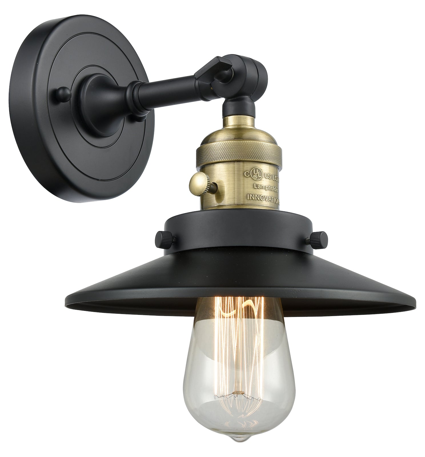1 Light Sconce With A inHigh-Low-Offin Switch. by Innovations Lighting