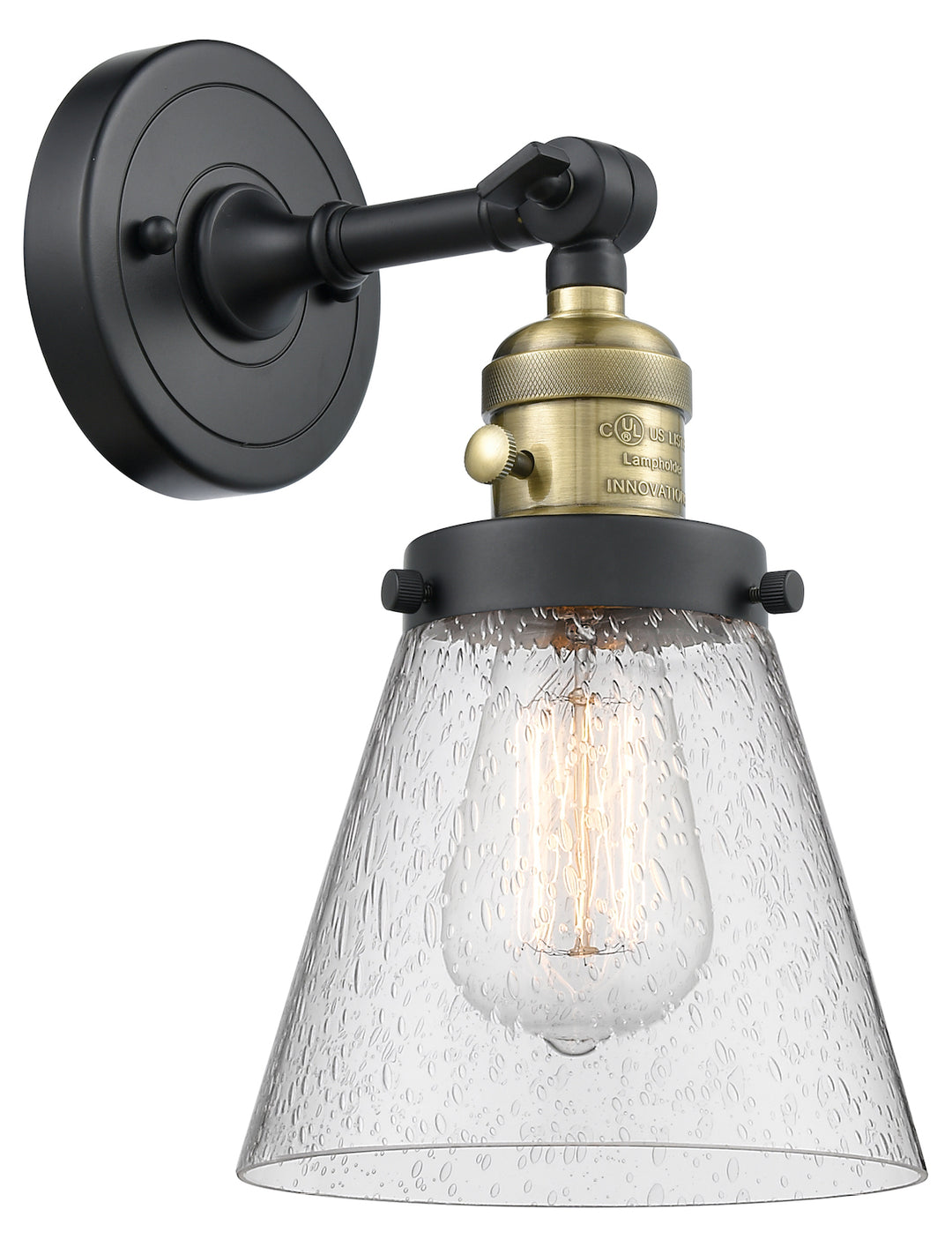 1 Light Sconce With A inHigh-Low-Offin Switch. by Innovations Lighting