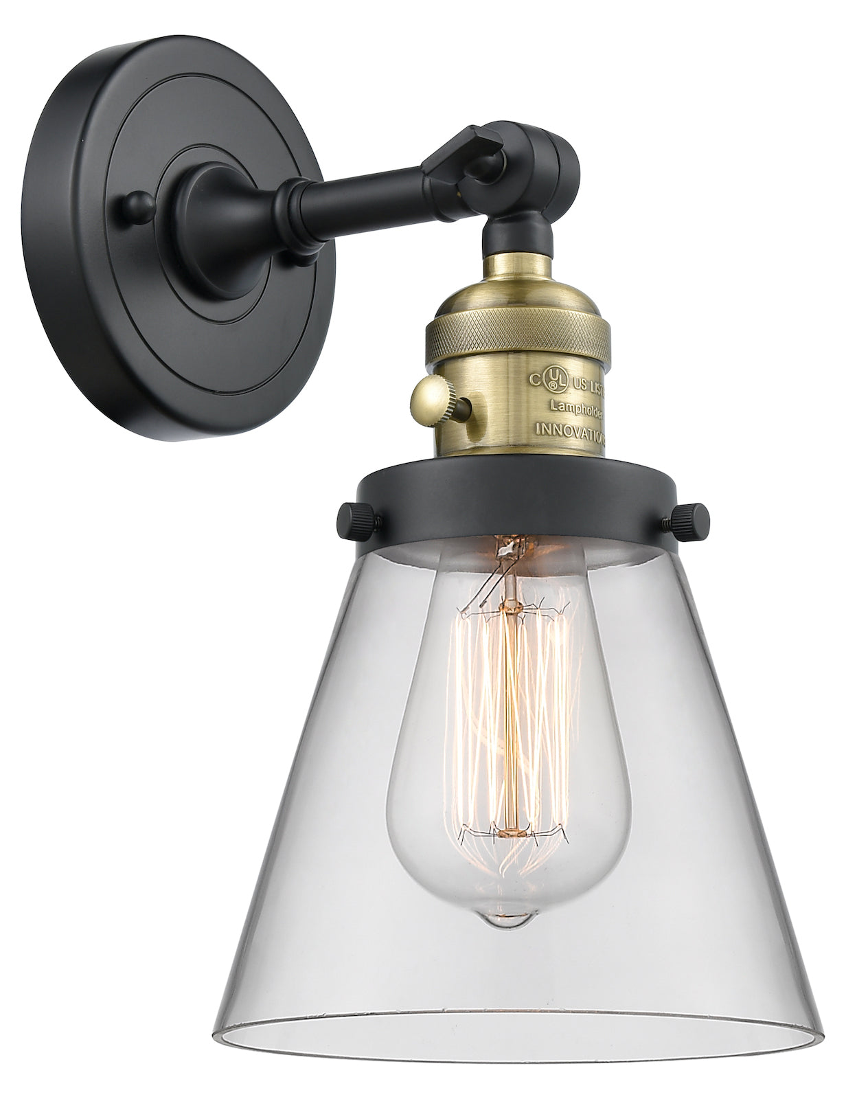 1 Light Sconce With A inHigh-Low-Offin Switch. by Innovations Lighting