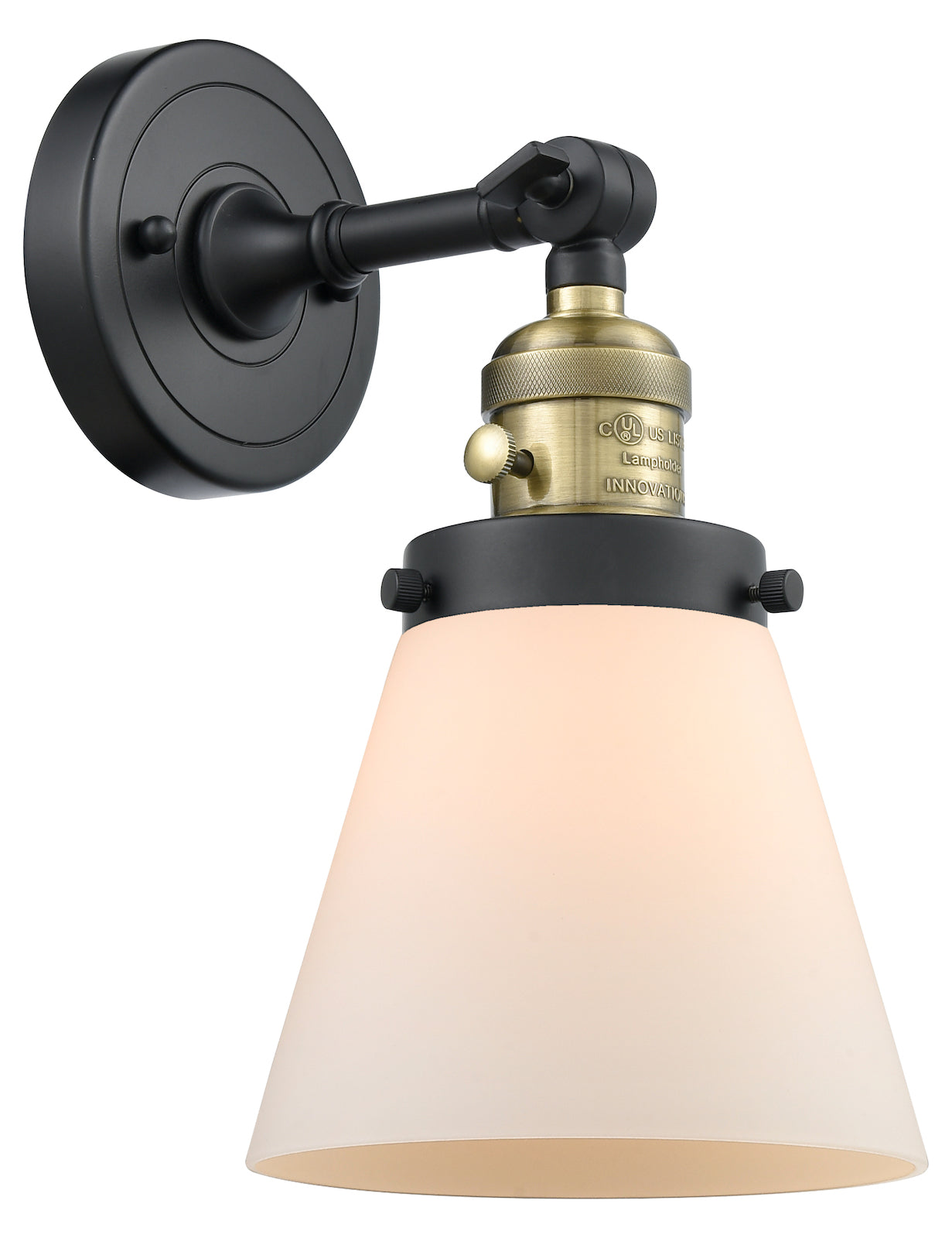 1 Light Sconce With A inHigh-Low-Offin Switch. by Innovations Lighting
