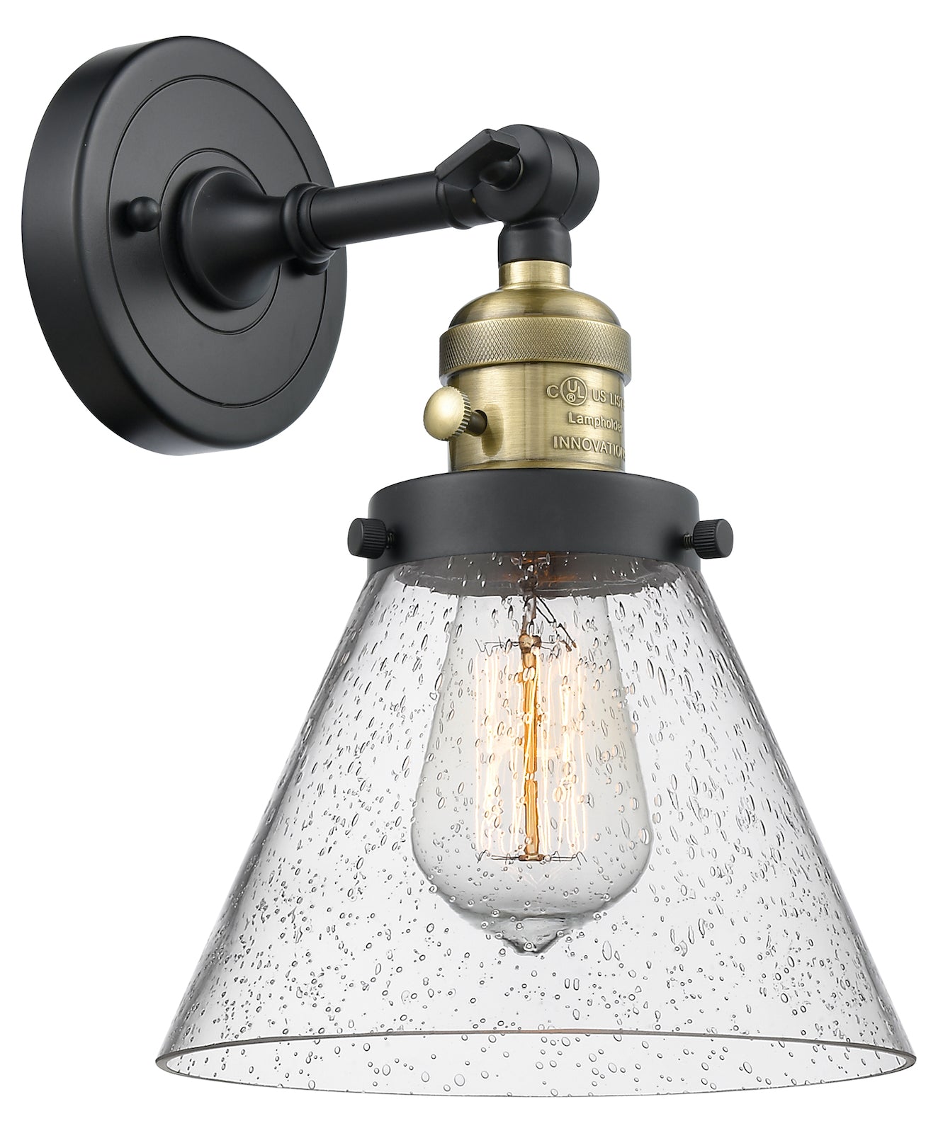 1 Light Sconce With A inHigh-Low-Offin Switch. by Innovations Lighting