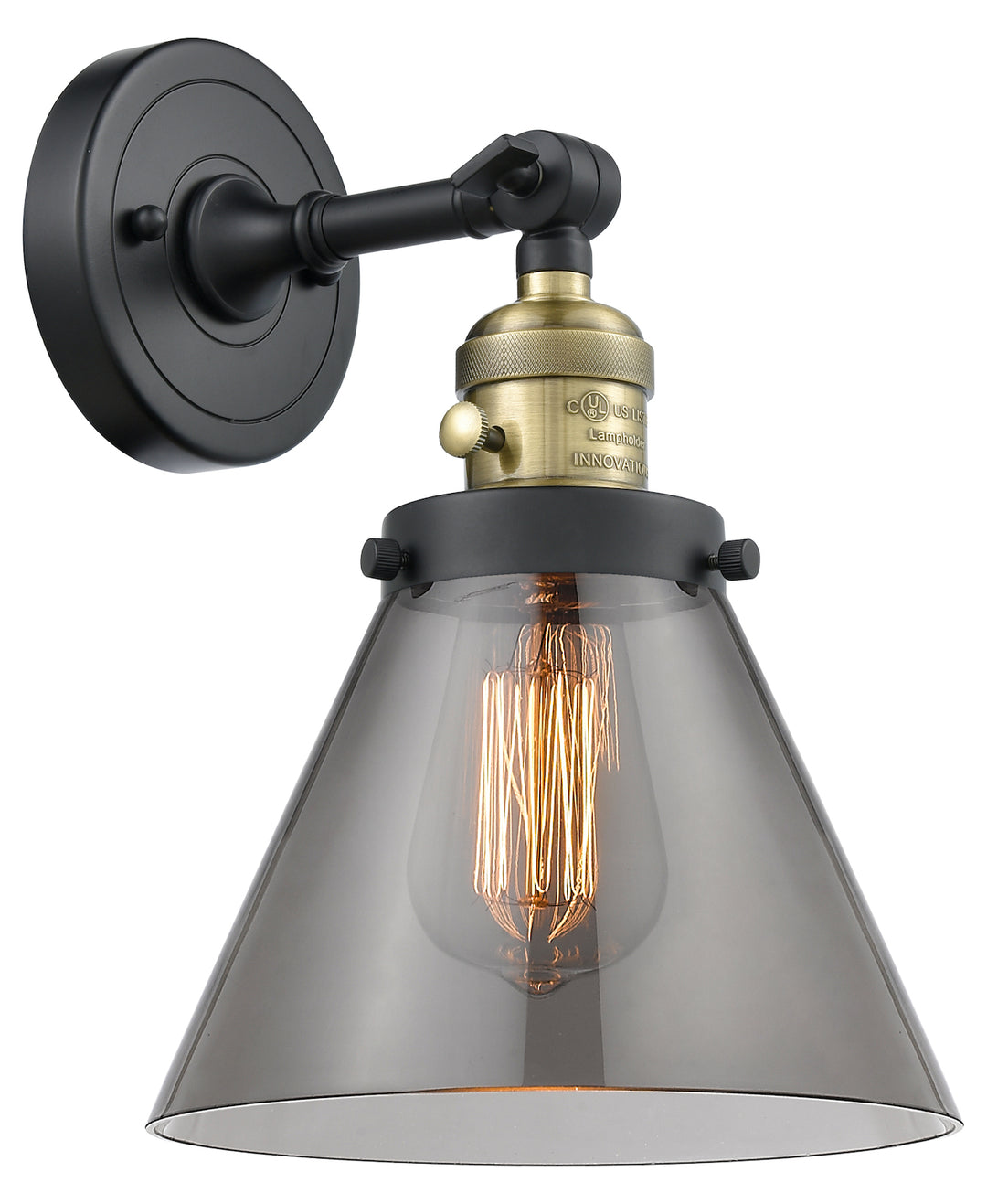 1 Light Sconce With A inHigh-Low-Offin Switch. by Innovations Lighting
