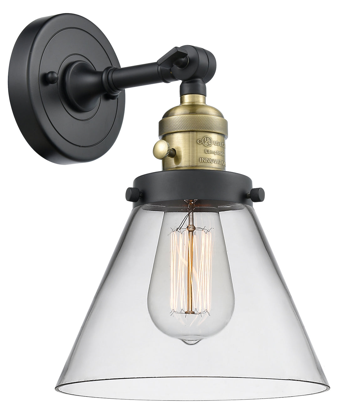 1 Light Sconce With A inHigh-Low-Offin Switch. by Innovations Lighting