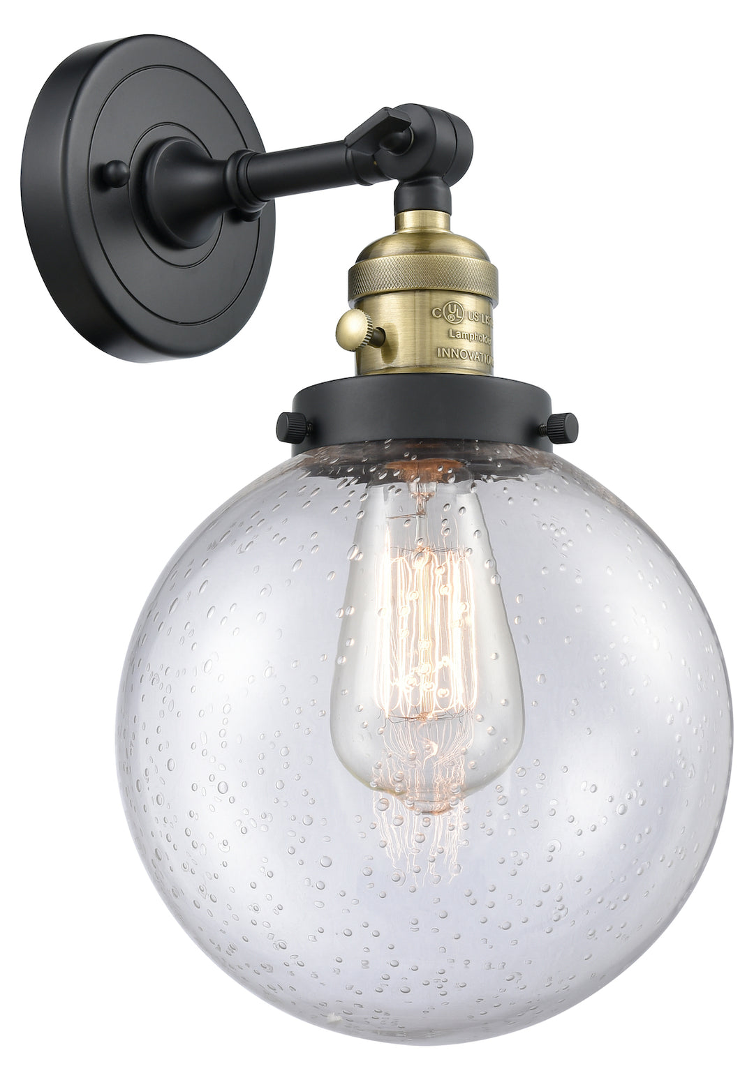 1 Light Sconce With A inHigh-Low-Offin Switch. by Innovations Lighting