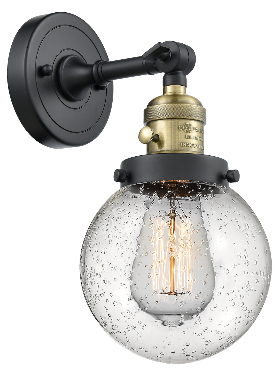 1 Light Sconce With A inHigh-Low-Offin Switch. by Innovations Lighting