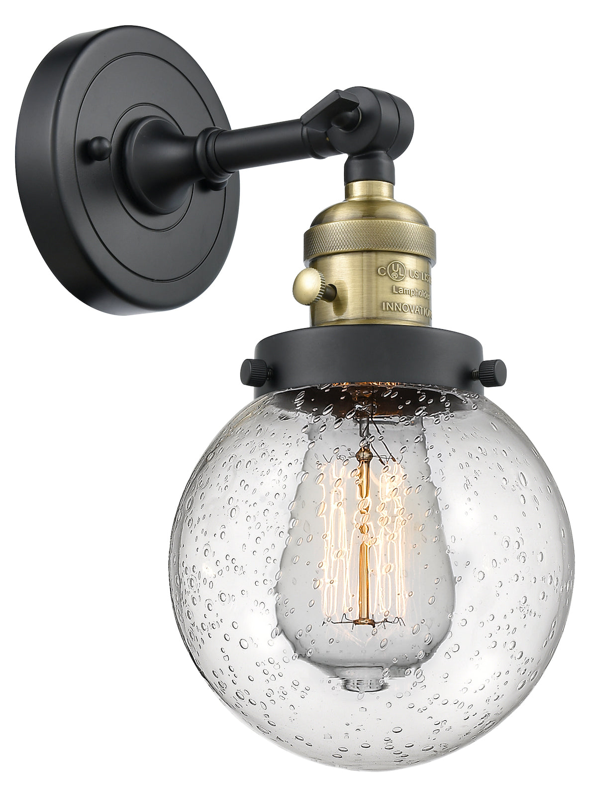 1 Light Sconce With A inHigh-Low-Offin Switch. by Innovations Lighting