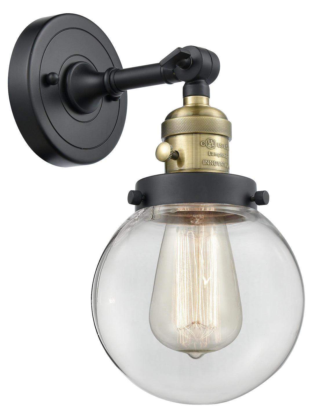 1 Light Sconce With A inHigh-Low-Offin Switch. by Innovations Lighting