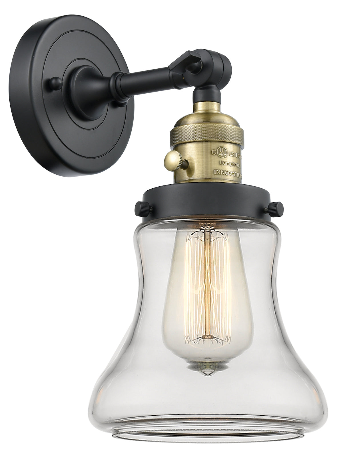 1 Light Sconce With A inHigh-Low-Offin Switch. by Innovations Lighting