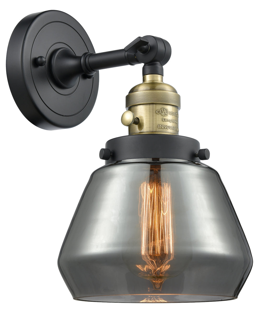 1 Light Vintage Dimmable Led Sconce With A inHigh-Low-Offin Switch. by Innovations Lighting
