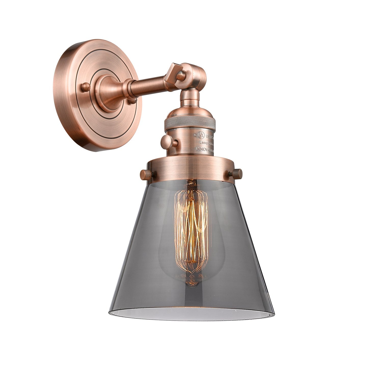 1 Light Sconce With A inHigh-Low-Offin Switch. by Innovations Lighting