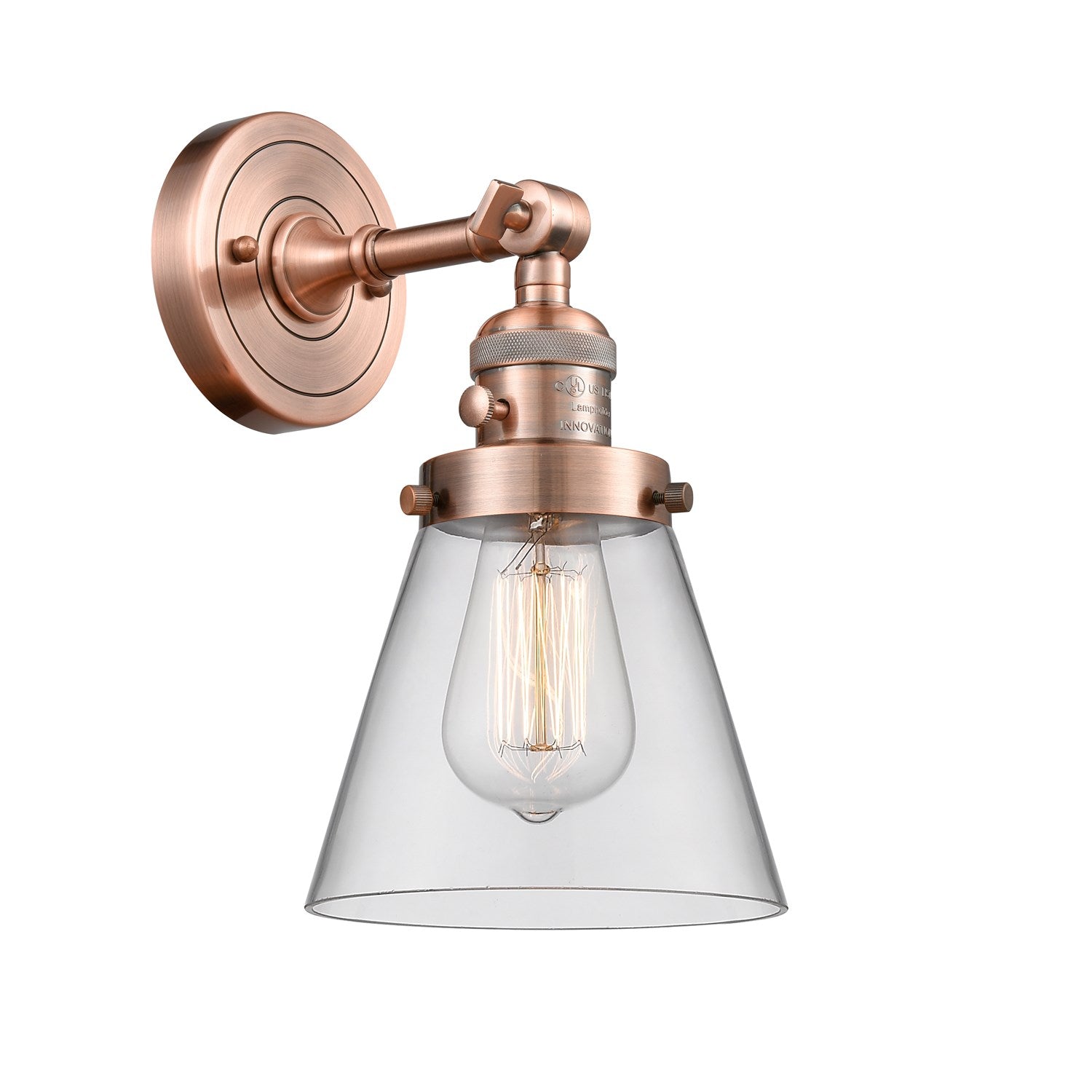 1 Light Sconce With A inHigh-Low-Offin Switch. by Innovations Lighting