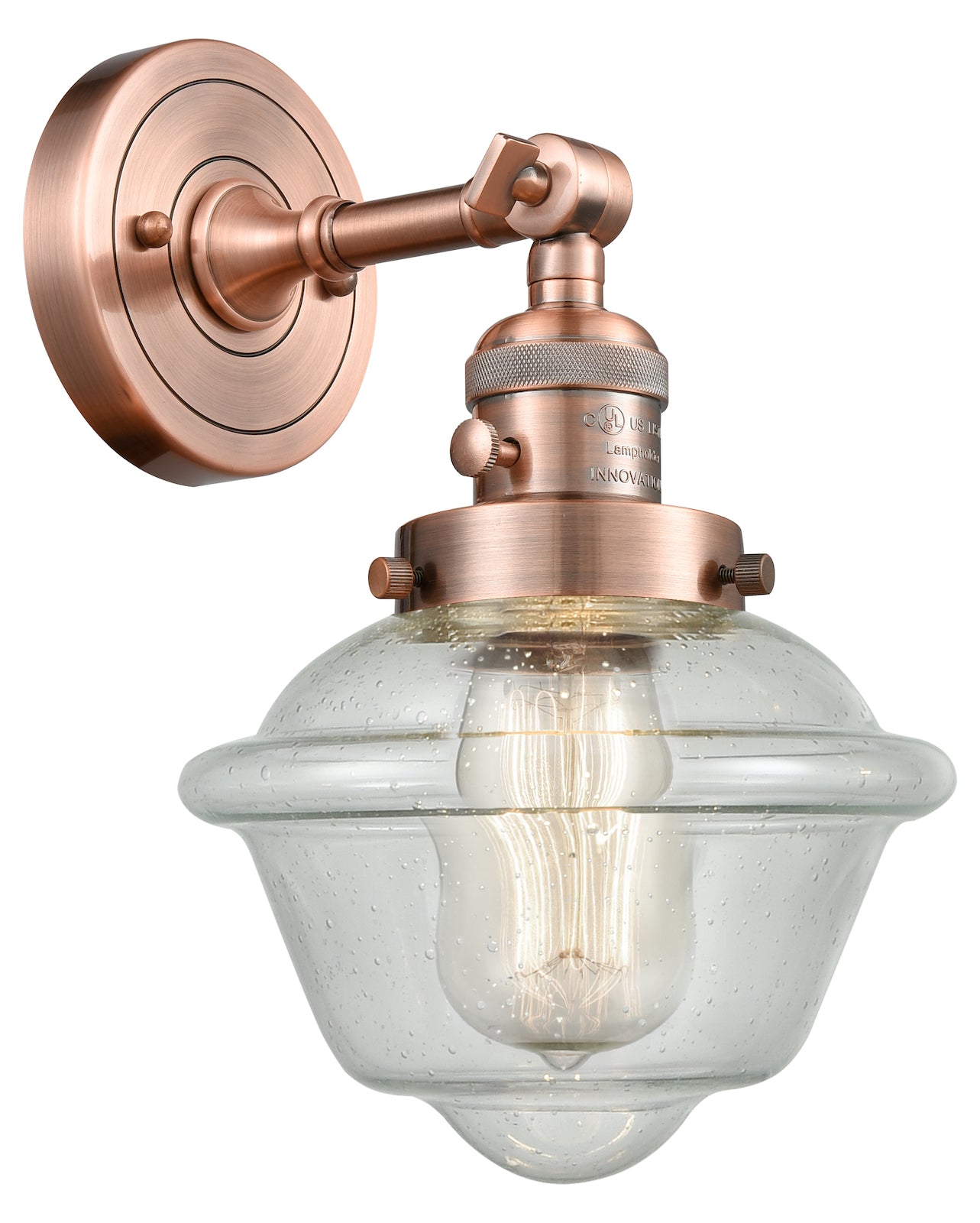 1 Light Vintage Dimmable Led Sconce With A inHigh-Low-Offin Switch. by Innovations Lighting