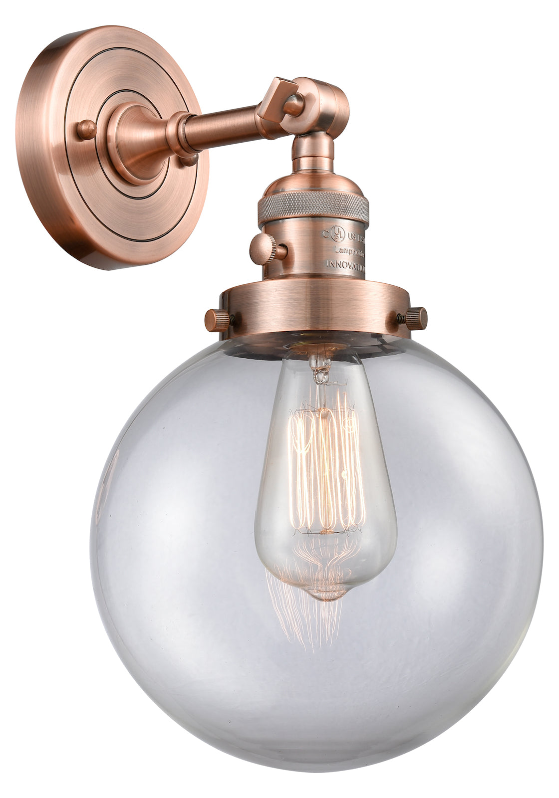 1 Light Sconce With A inHigh-Low-Offin Switch. by Innovations Lighting