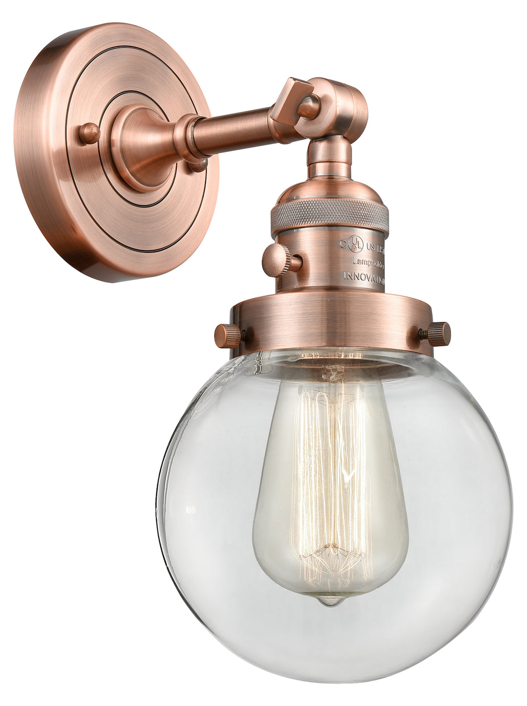 1 Light Sconce With A inHigh-Low-Offin Switch. by Innovations Lighting