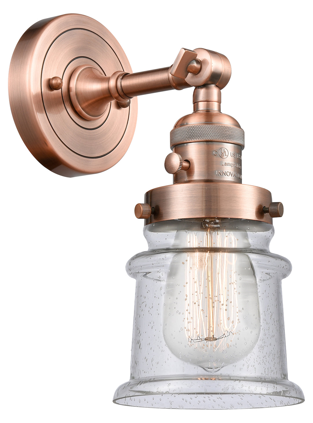 1 Light Sconce With A inHigh-Low-Offin Switch. by Innovations Lighting