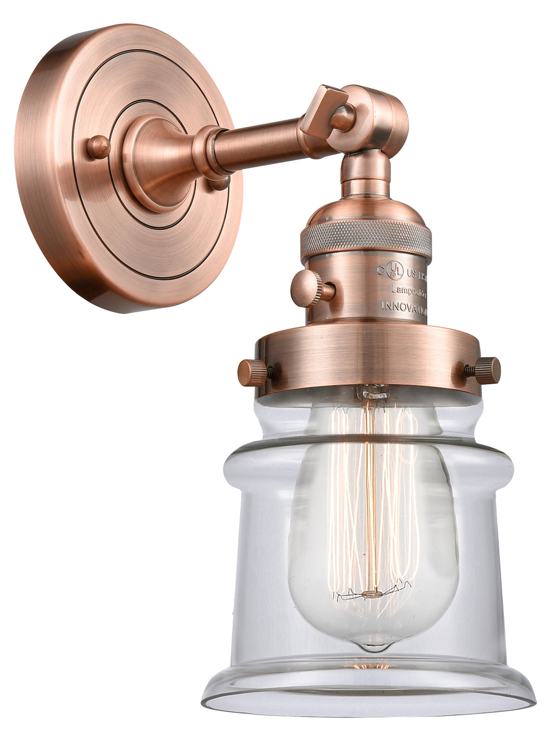 1 Light Sconce With A inHigh-Low-Offin Switch. by Innovations Lighting