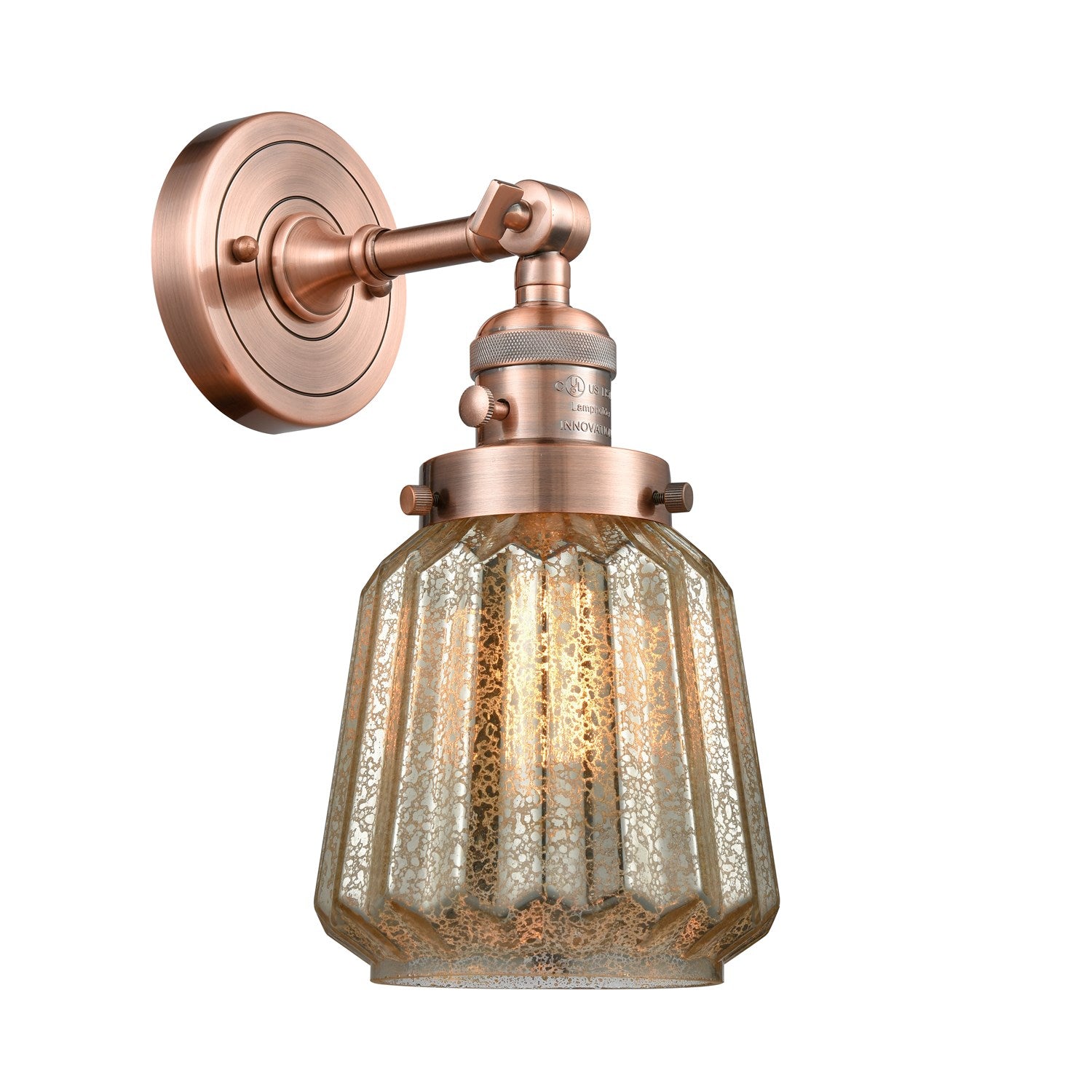 1 Light Sconce With A inHigh-Low-Offin Switch. by Innovations Lighting