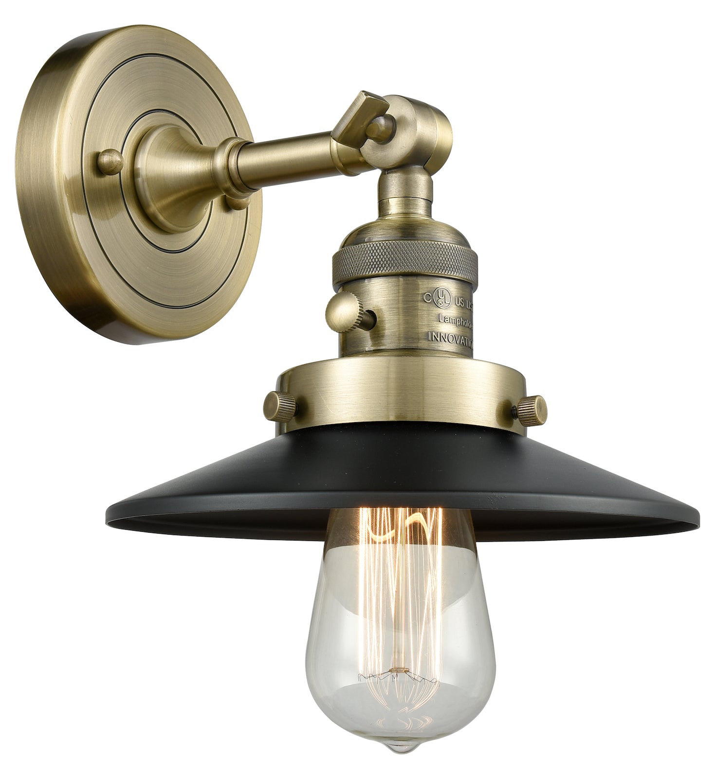 1 Light Sconce With A inHigh-Low-Offin Switch. by Innovations Lighting