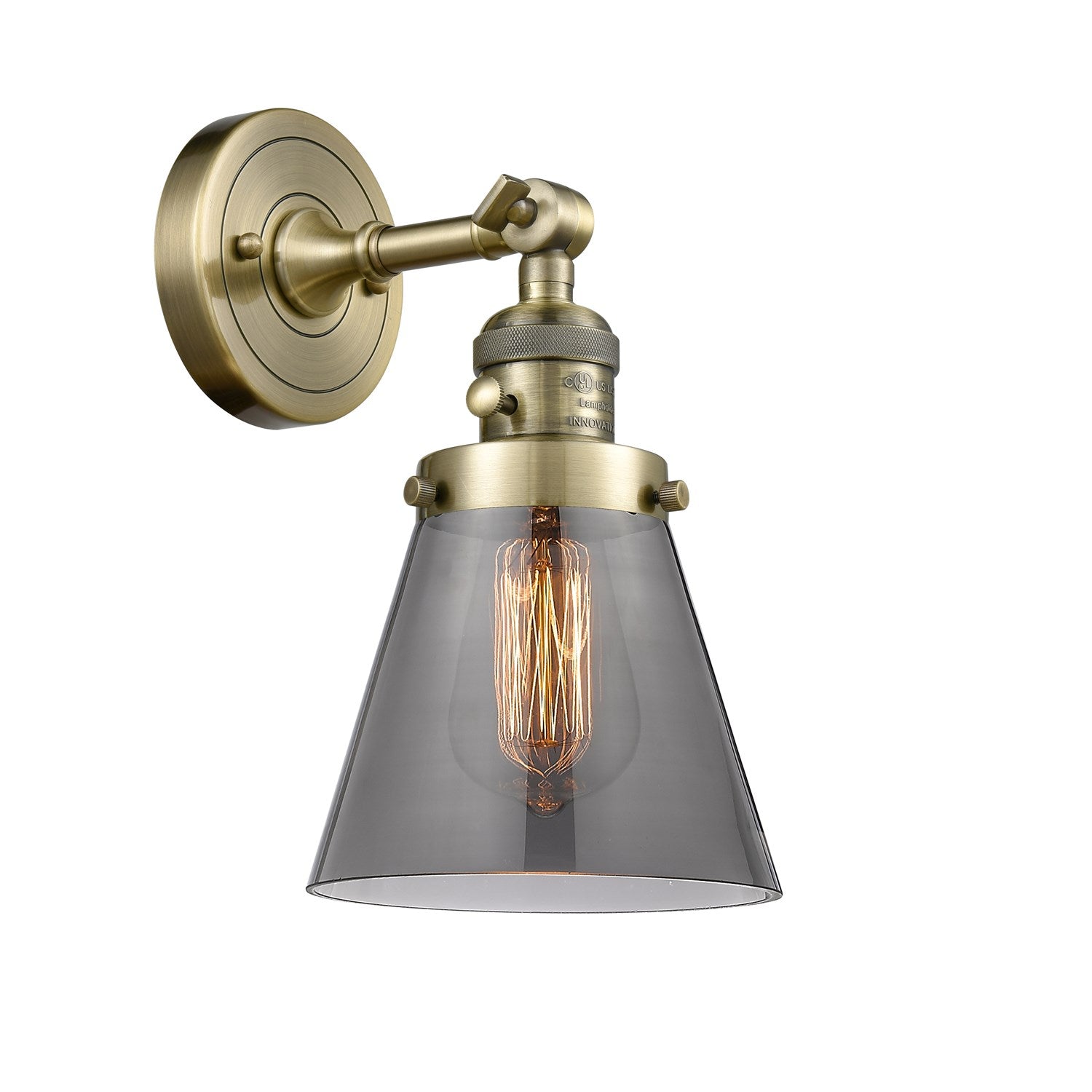 1 Light Sconce With A inHigh-Low-Offin Switch. by Innovations Lighting