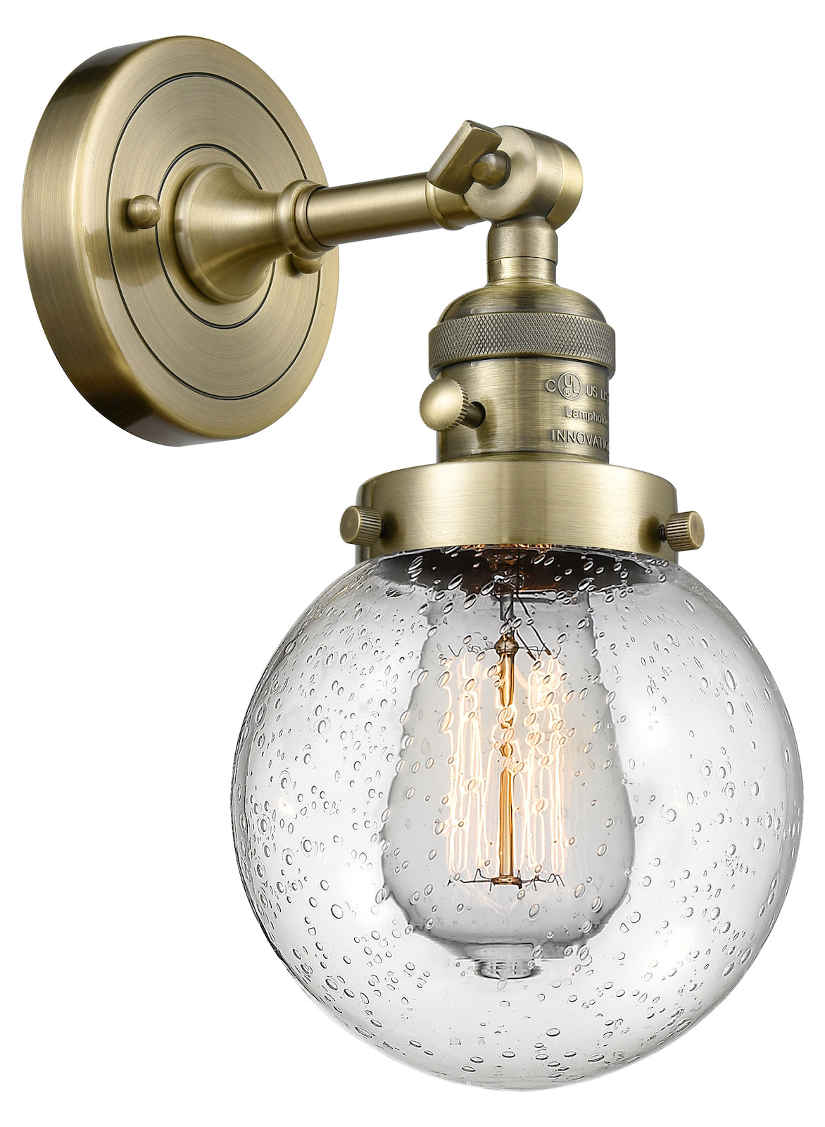 1 Light Sconce With A inHigh-Low-Offin Switch. by Innovations Lighting