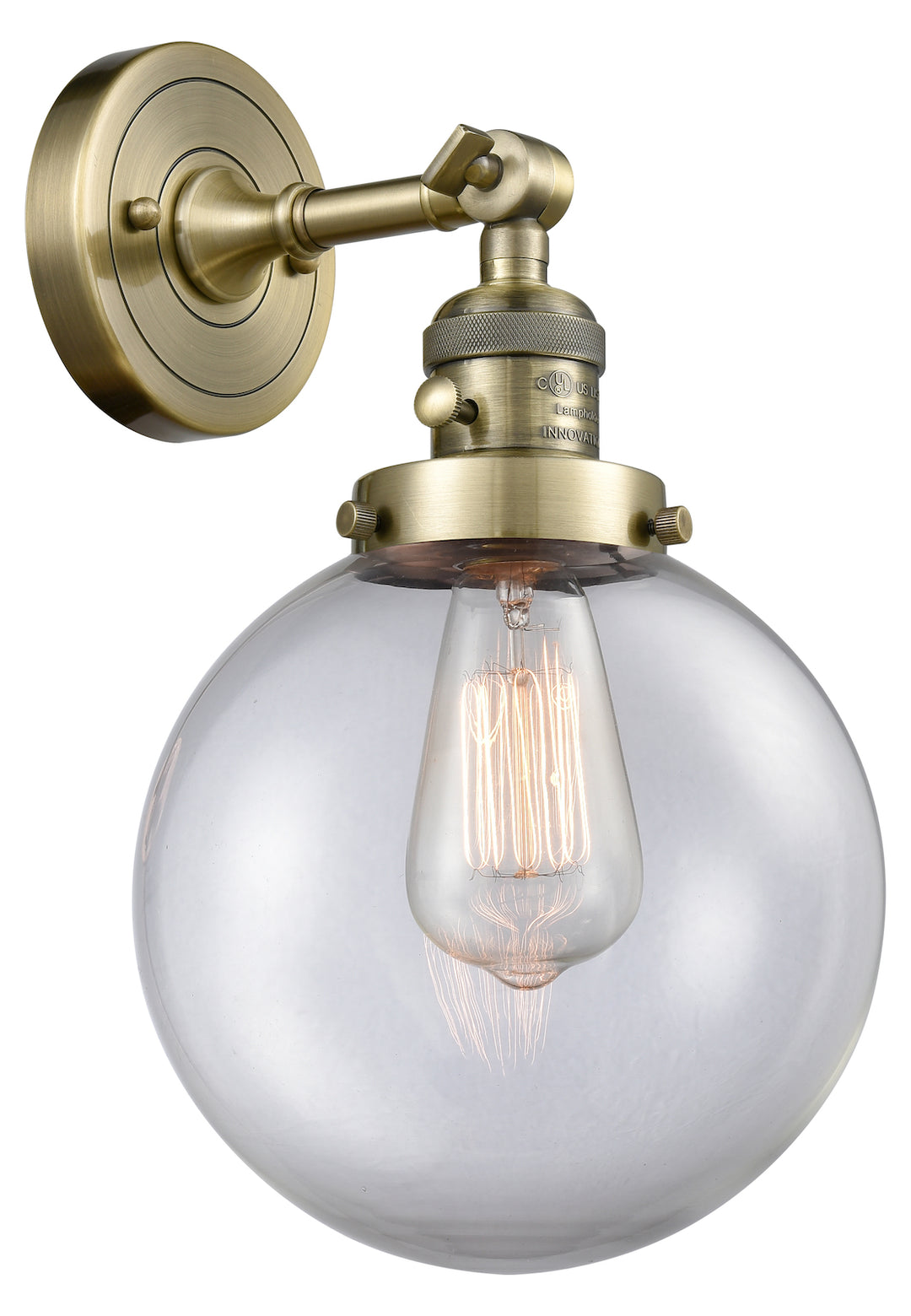 1 Light Sconce With A inHigh-Low-Offin Switch. by Innovations Lighting