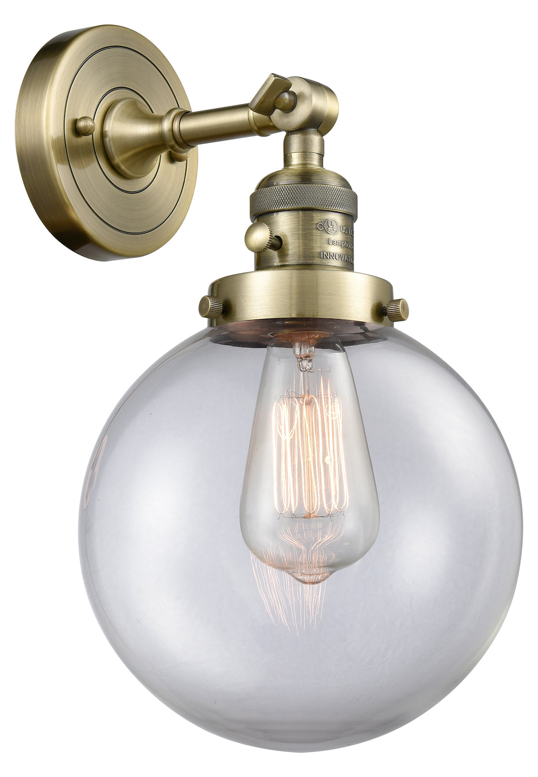 1 Light Sconce With A inHigh-Low-Offin Switch. by Innovations Lighting
