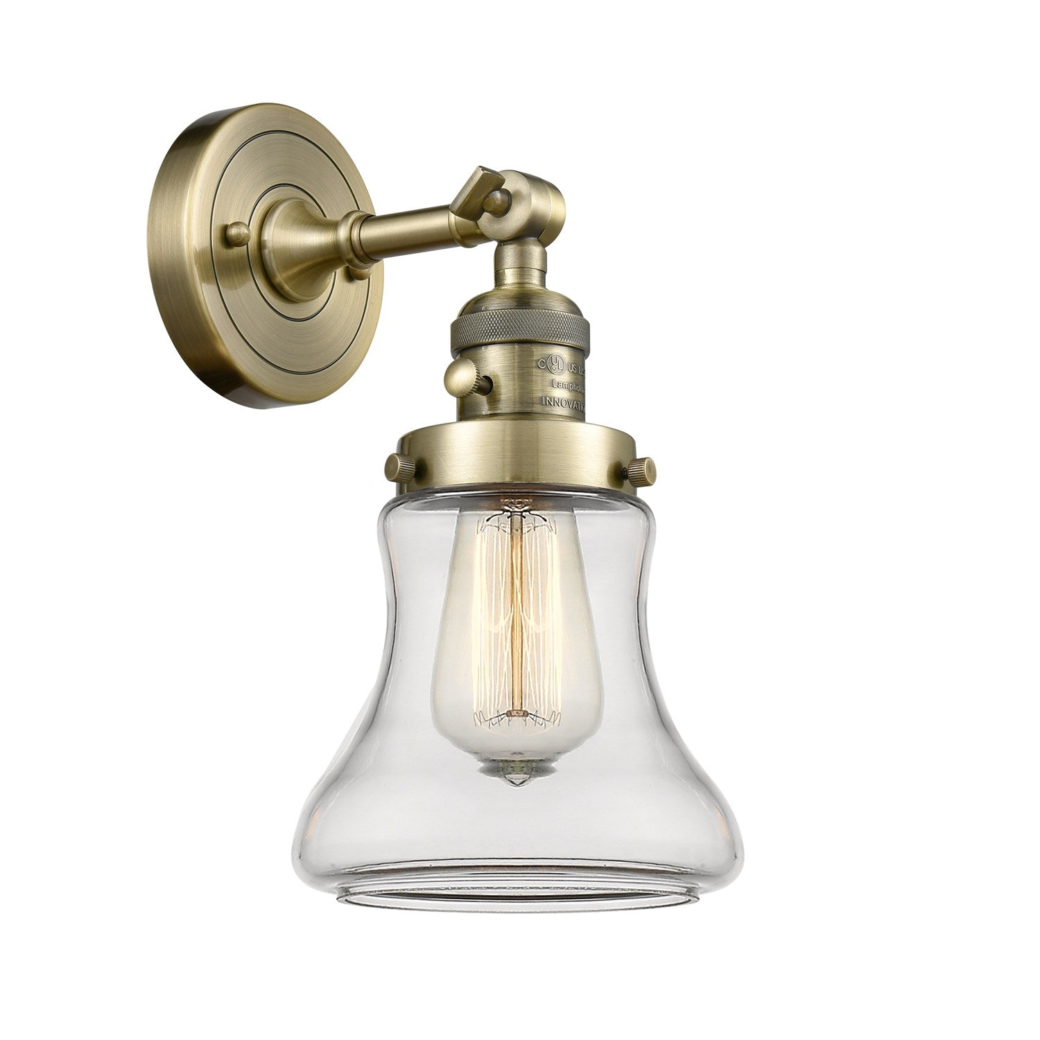 1 Light Sconce With A inHigh-Low-Offin Switch. by Innovations Lighting