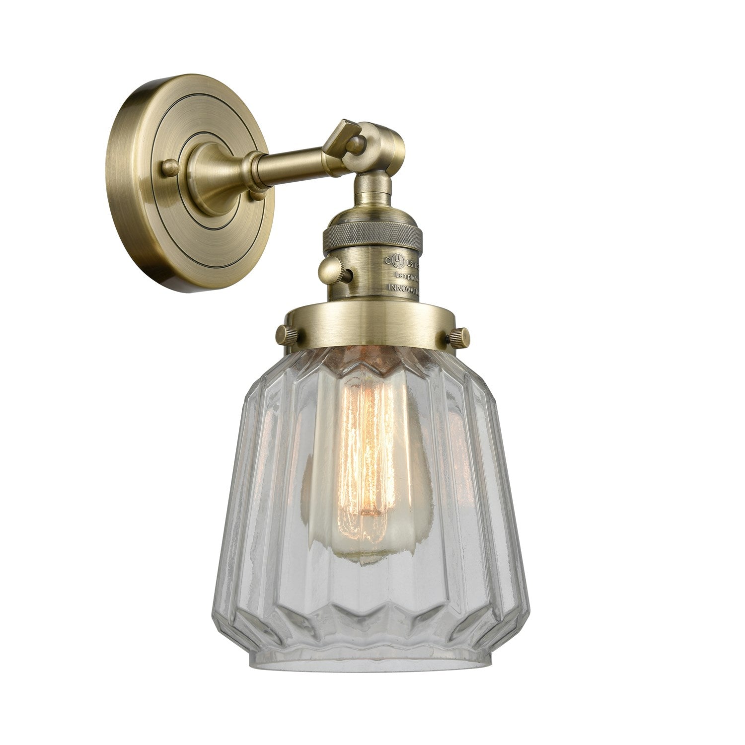 1 Light Sconce With A inHigh-Low-Offin Switch. by Innovations Lighting