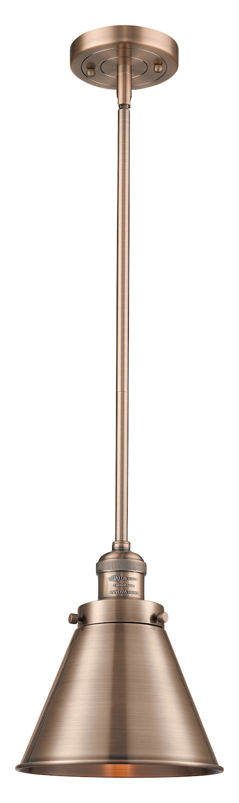 1 Light Vintage Dimmable Led Mini Pendant by Innovations Lighting