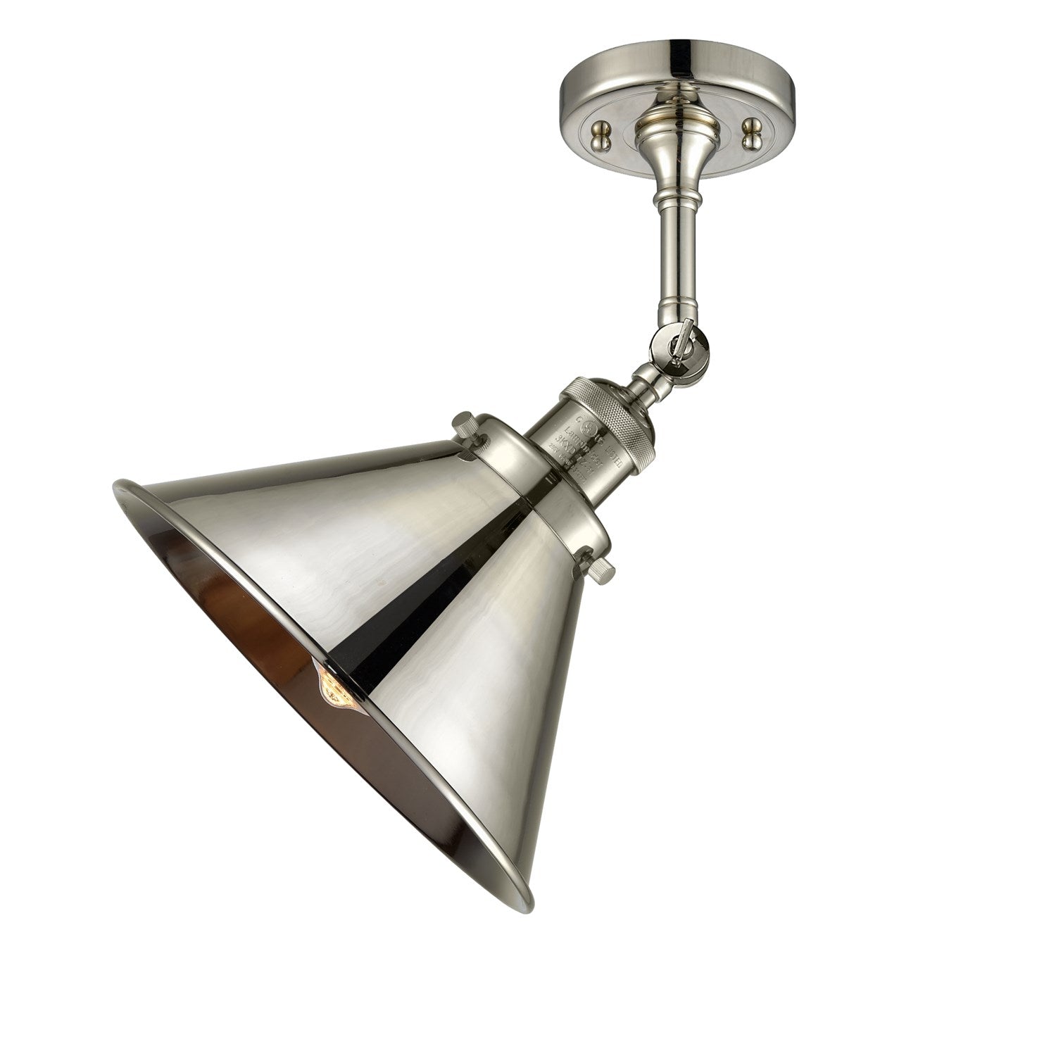 1 Light Semi-Flush Mount