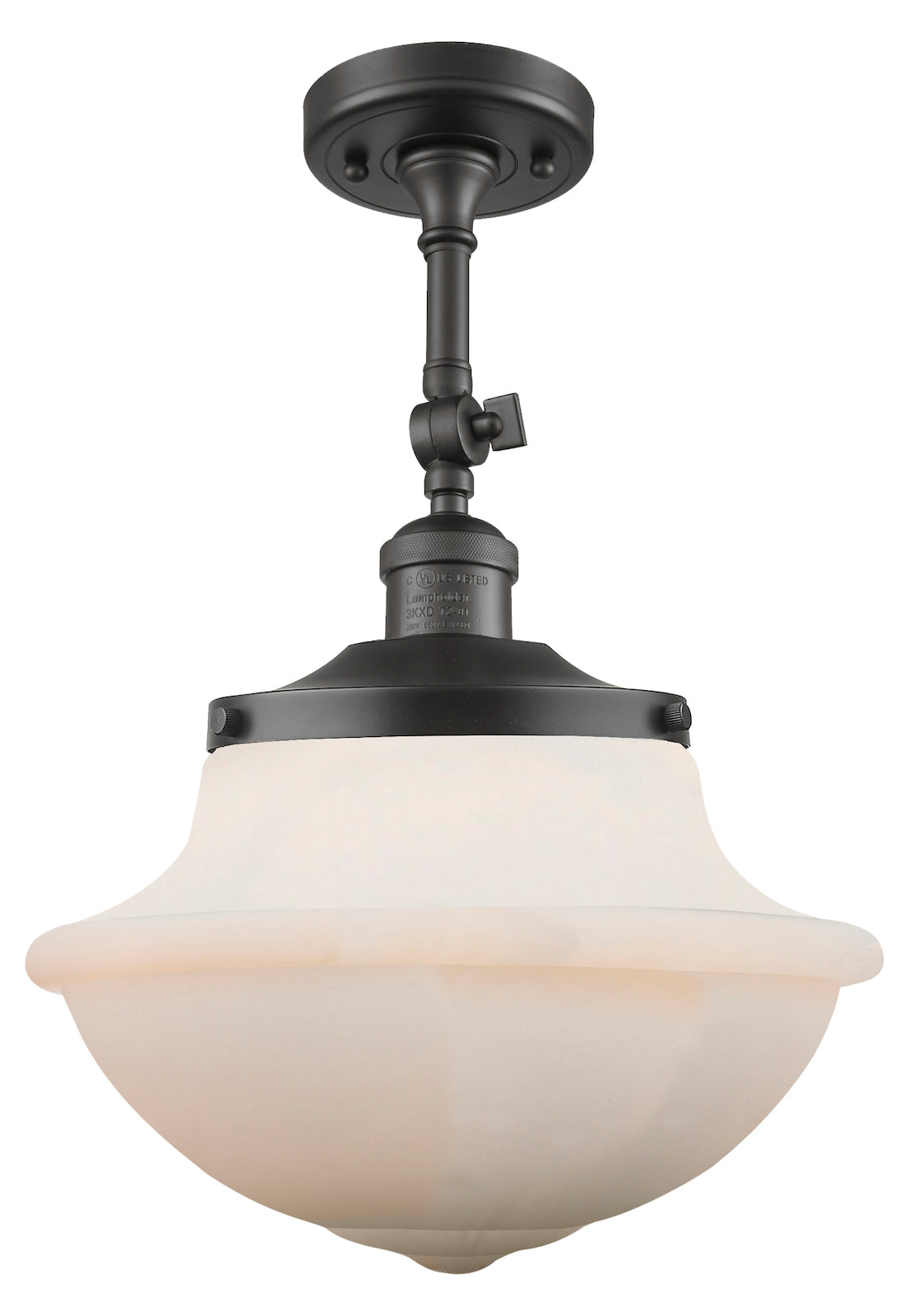 1 Light Vintage Dimmable Led Semi-Flush Mount by Innovations Lighting