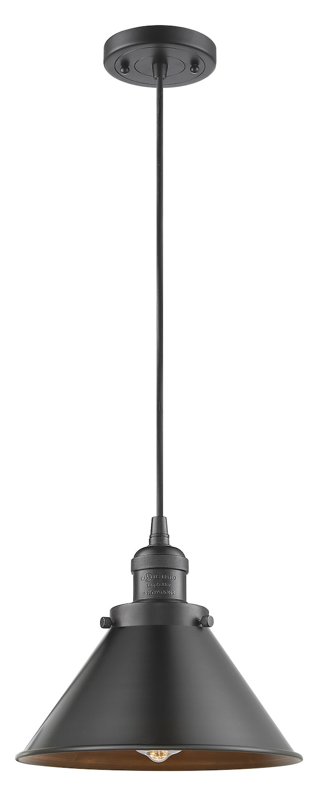1 Light Vintage Dimmable Led Mini Pendant by Innovations Lighting