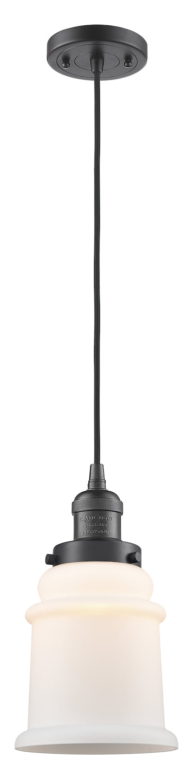 1 Light Vintage Dimmable Led Mini Pendant by Innovations Lighting