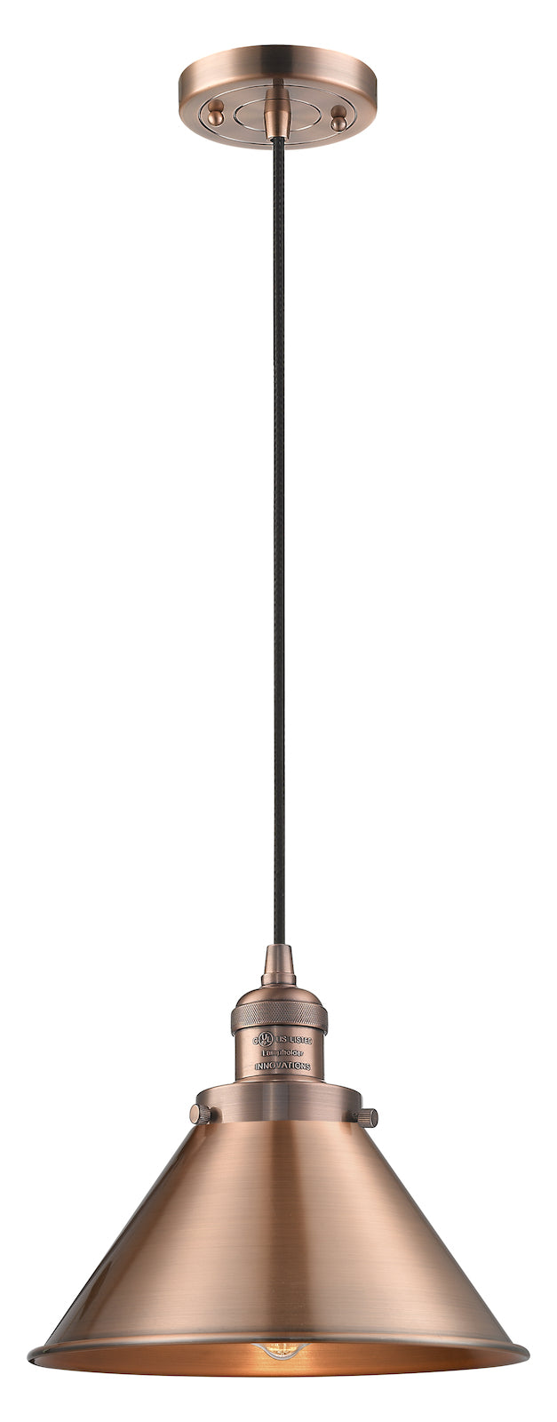 1 Light Vintage Dimmable Led Mini Pendant by Innovations Lighting