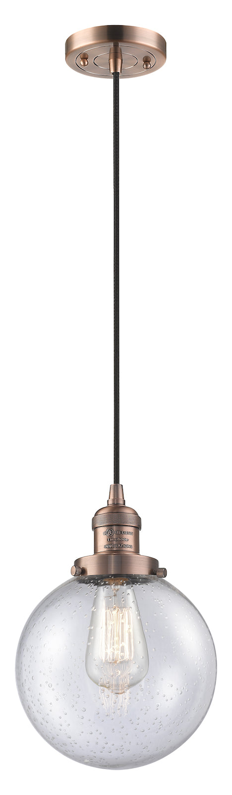1 Light Vintage Dimmable Led Mini Pendant by Innovations Lighting