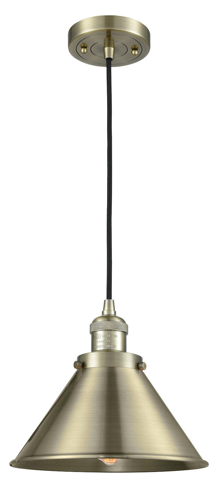 1 Light Vintage Dimmable Led Mini Pendant by Innovations Lighting