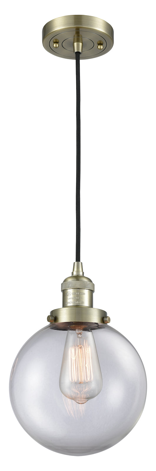 1 Light Vintage Dimmable Led Mini Pendant by Innovations Lighting