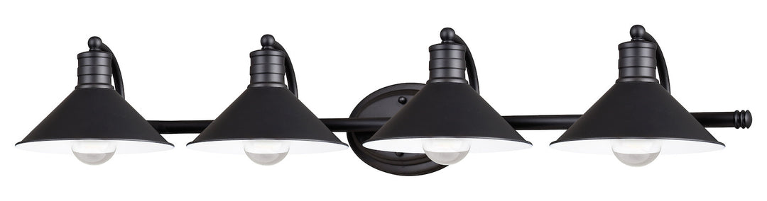 4L Vanity Oil Rubbed Bronze and Matte White by Vaxcel International