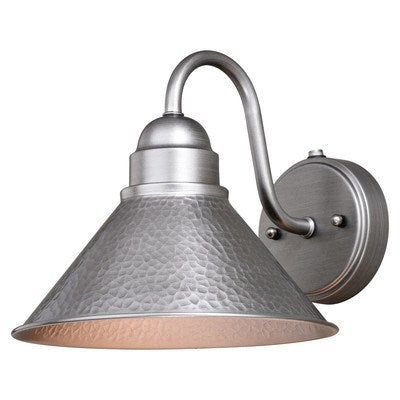10-in Outdoor Wall Light Brushed Pewter by Vaxcel International