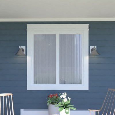 10-in Outdoor Wall Light Brushed Pewter
