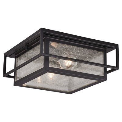 12-in Outdoor Flush Mount Ceiling Light Espresso Bronze by Vaxcel International