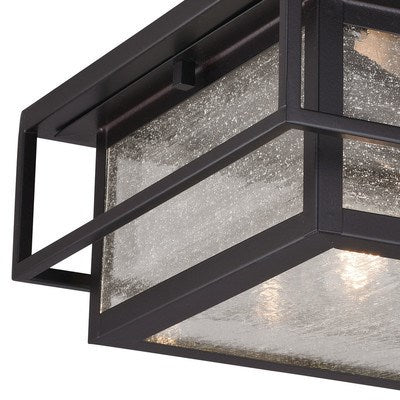 12-in Outdoor Flush Mount Ceiling Light Espresso Bronze